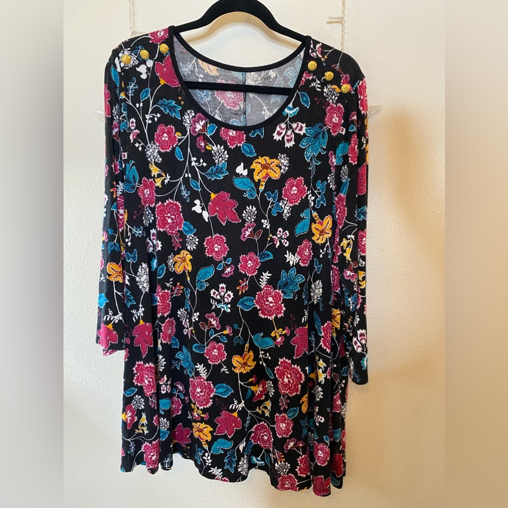 Lane Bryant tunic length 3/4 sleeve shirt size 22/24